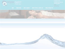 Tablet Screenshot of oceanquestspa.com